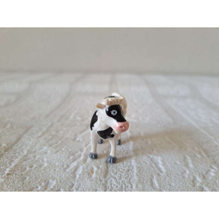 Klara de Koe Albert Heijn yoghurt, kunststof 3.5x1.5x3.5cm - dierfiguren