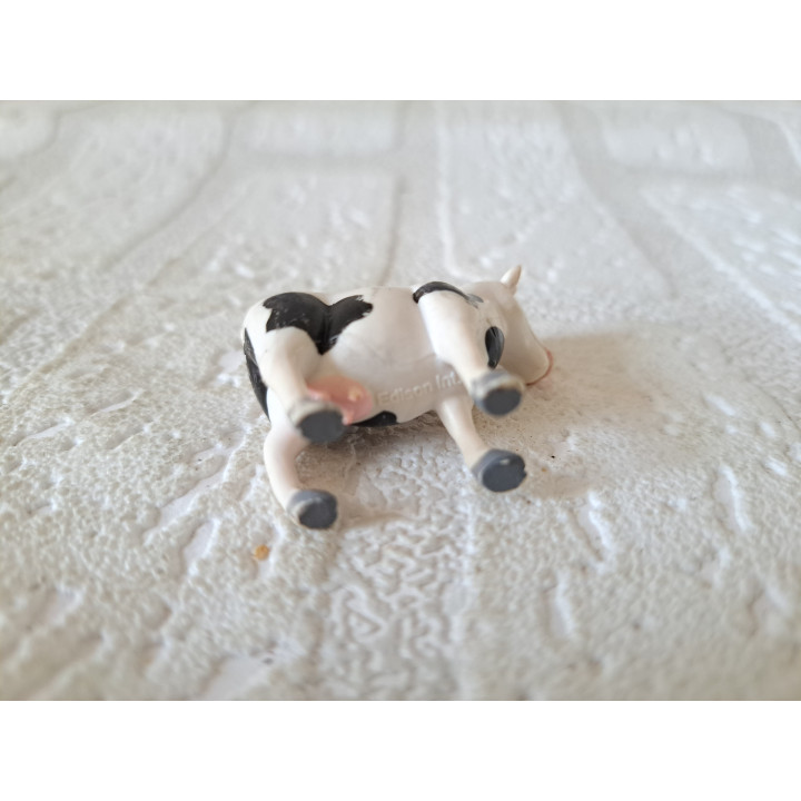 Klara de Koe Albert Heijn yoghurt, kunststof 3.5x1.5x3.5cm - dierfiguren