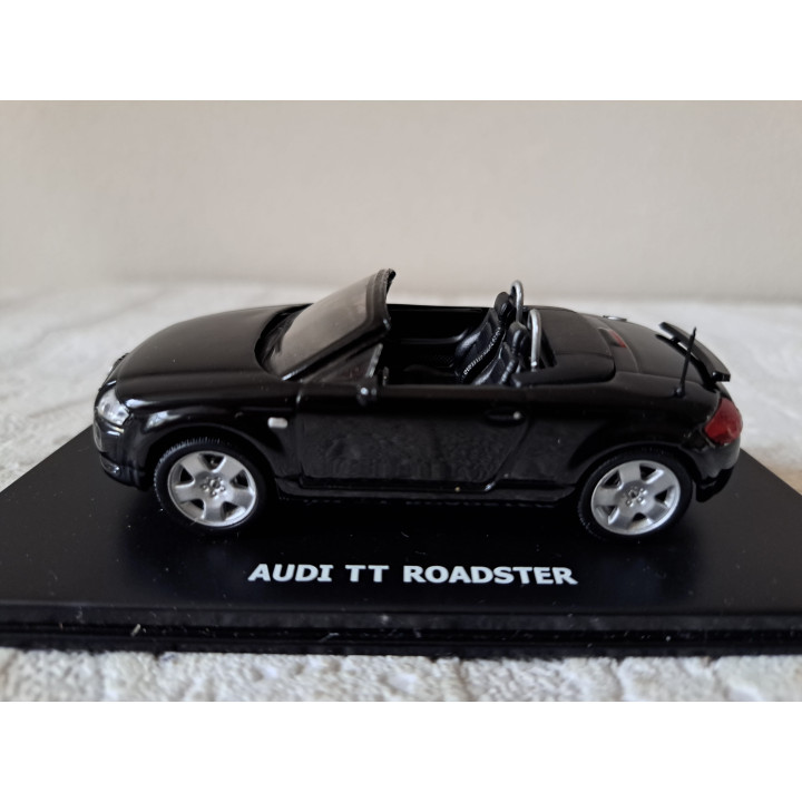 Audi TT roadster 1:43 Wemi zwart - modelauto Audi TT roadster 1:43 Wemi zwart - modelauto