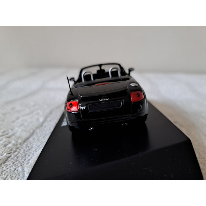 Audi TT roadster 1:43 Wemi zwart - modelauto Audi TT roadster 1:43 Wemi zwart - modelauto