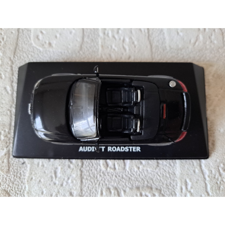 Audi TT roadster 1:43 Wemi zwart - modelauto Audi TT roadster 1:43 Wemi zwart - modelauto
