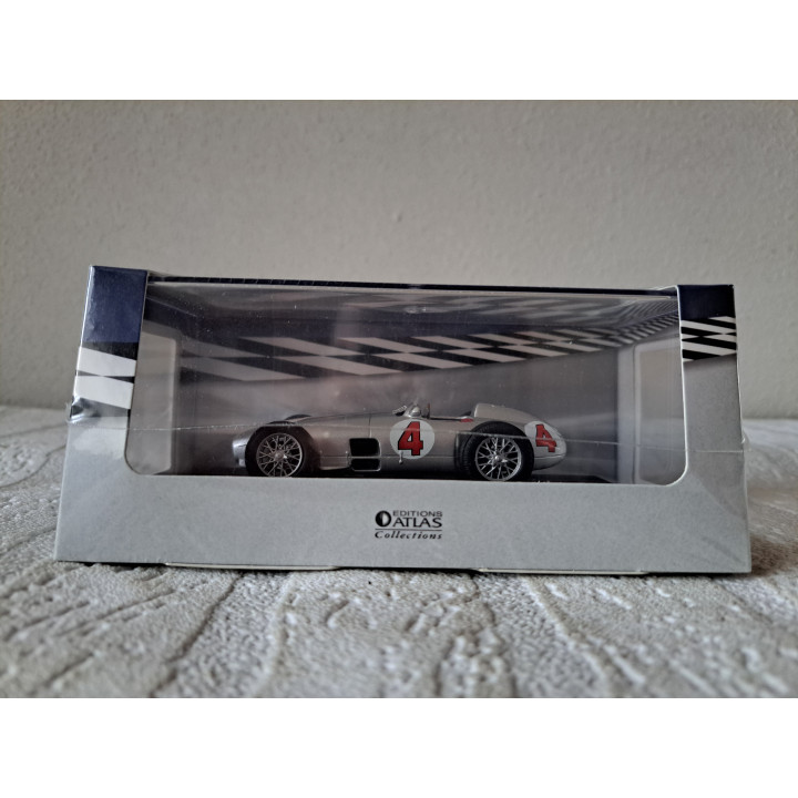 Mercedes Benz W196 1954 Fangio 1:43 Atlas 7110001 - modelauto Mercedes Benz W196 1954 Fangio 1:43 Atlas 7110001 - modelauto