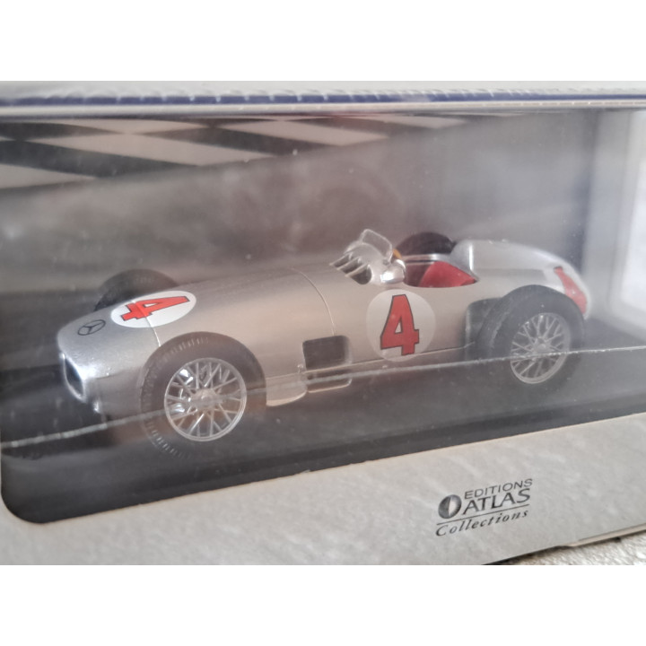 Mercedes Benz W196 1954 Fangio 1:43 Atlas 7110001 - modelauto Mercedes Benz W196 1954 Fangio 1:43 Atlas 7110001 - modelauto