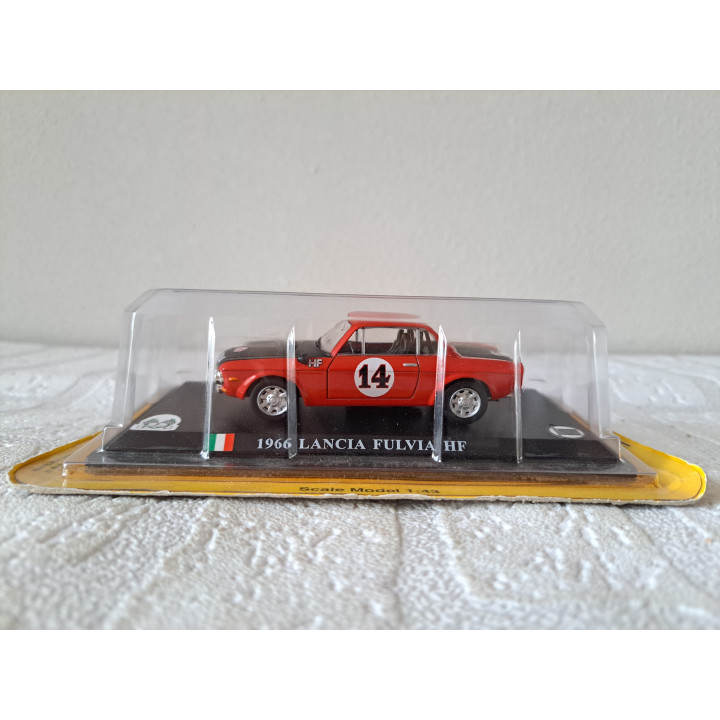 Lancia Fulvia 1600 HF Fanalone 1966 Rally Monte Carlo 1:43 - modelauto