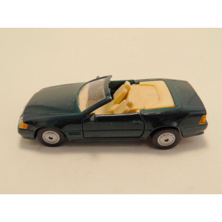 Mercedes 500 SL cabrio 1990 1:40 Maisto donkergroen