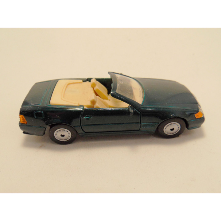 Mercedes 500 SL cabrio 1990 1:40 Maisto donkergroen