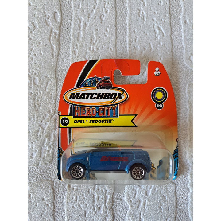 Opel Frogster Hero city Matchbox mb 19 - modelauto Opel Frogster Hero city Matchbox mb 19 - modelauto