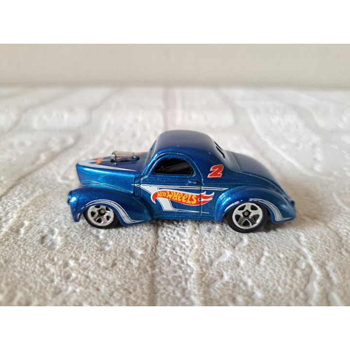 Hot Wheels '41 Willys Coupe Gasser Blauw Kopen