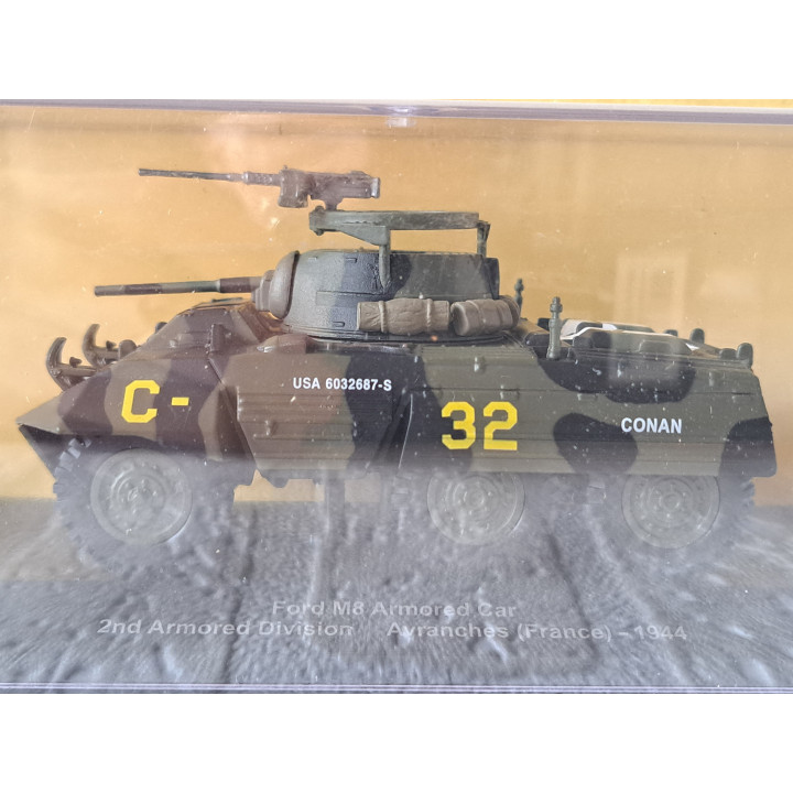 Ford M8 Arm Car Avranches 1:43 Atlas - militair