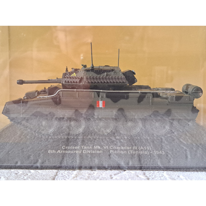 Cruiser Tank Mk VI Crusader III A15 Pichon Tunisia 1943 1:43 Atlas