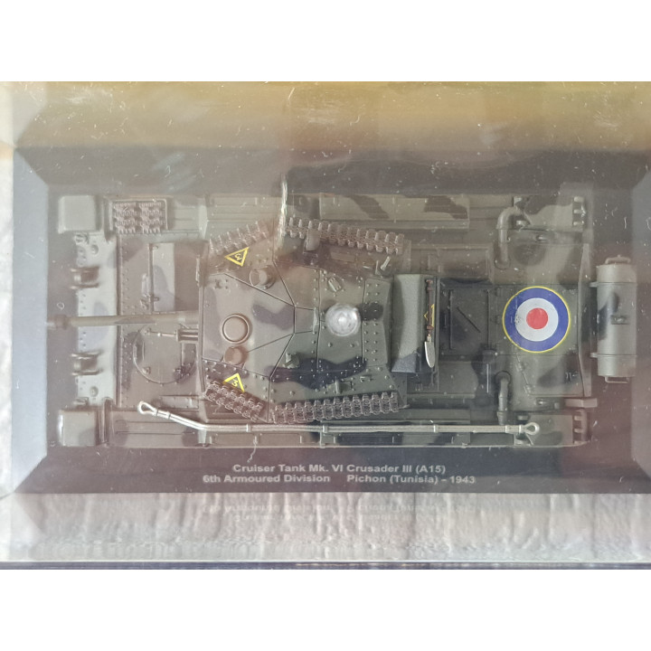 Cruiser Tank Mk VI Crusader III A15 Pichon Tunisia 1943 1:43 Atlas