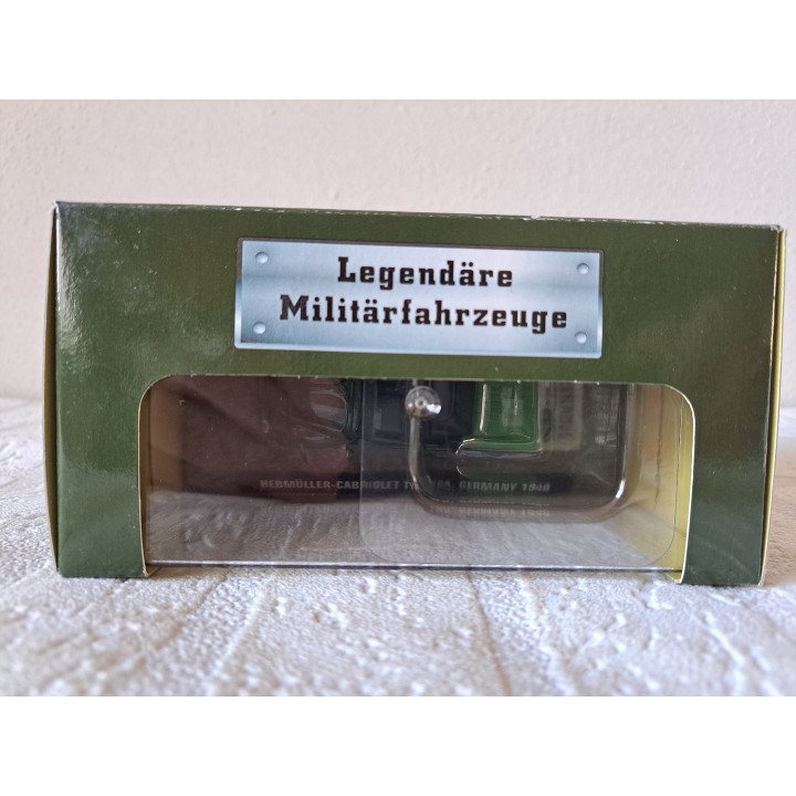 Volkswagen kever Hebmuller 18A Duitsland 1:43 Atlas 7123115 - militair