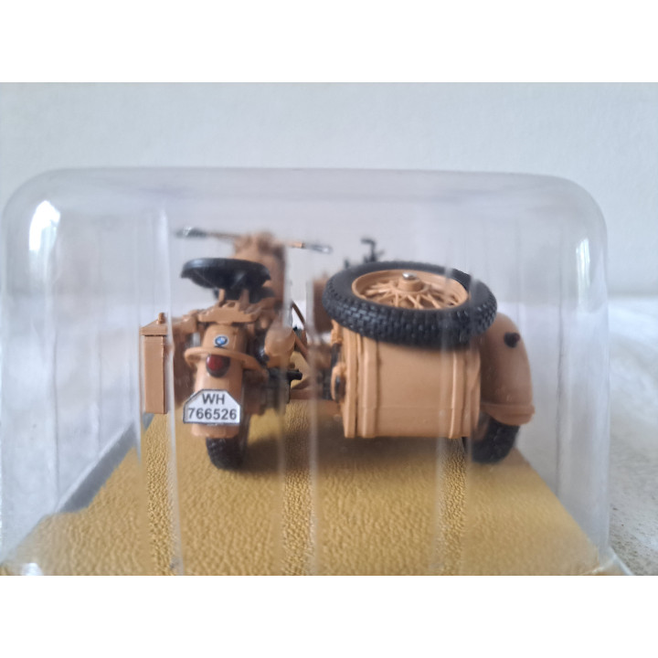 Bmw R 75 motor met zijspan 1:24 Duitsland Atlas 7895001- militair
