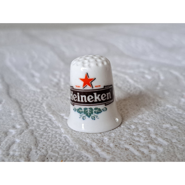 Heineken bier logo vingerhoedje Heineken bier logo vingerhoedje