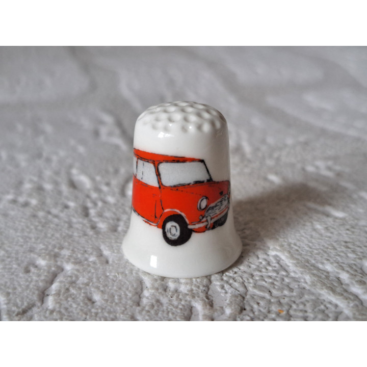 Mini Cooper 1956 rood vingerhoedje