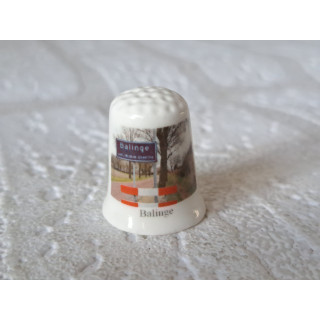 Naambord Balinge in de gemeente Midden-Drenthe vingerhoedje Naambord Balinge in de gemeente Midden-Drenthe vingerhoedje