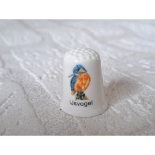 IJsvogel tekening vingerhoedje