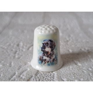 Teckel hond langharig vingerhoedje