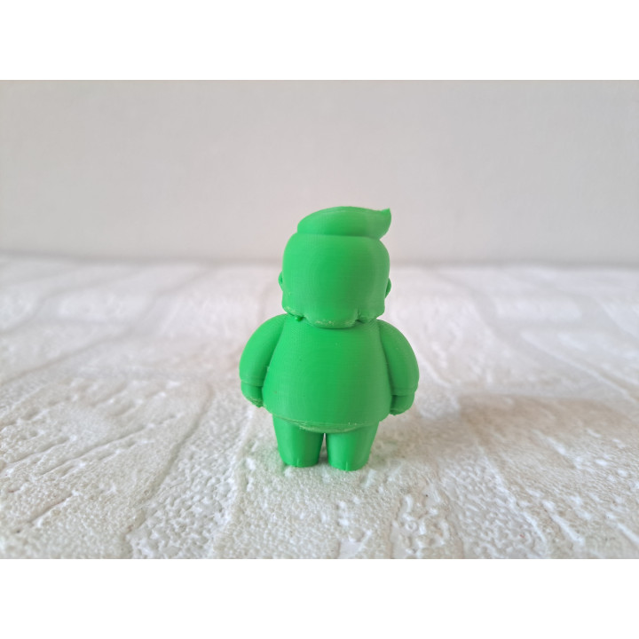 Donald Trump Amerika poppetje, kunststof abs 3.5x2.5x5cm - poppetjes