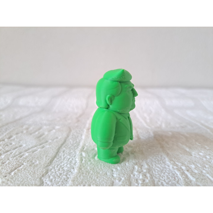 Donald Trump Amerika poppetje, kunststof abs 3.5x2.5x5cm - poppetjes