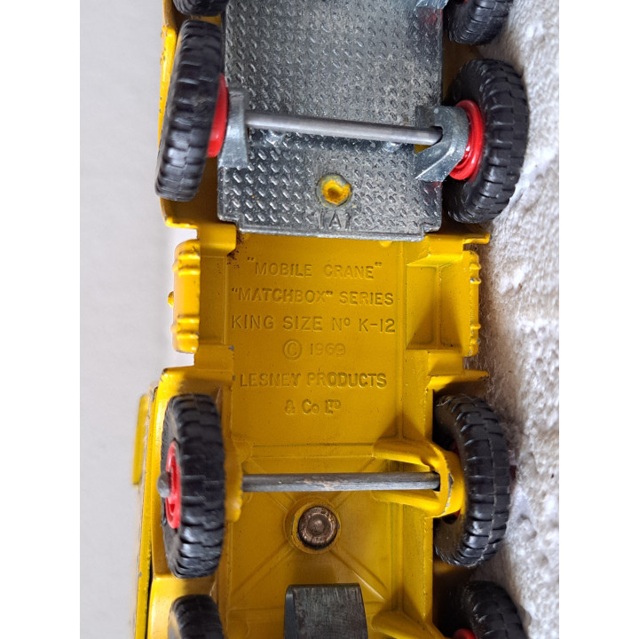 Scammell Mobiele kraan 1970 Matchbox King Size 15x4x7.5cm - modelauto