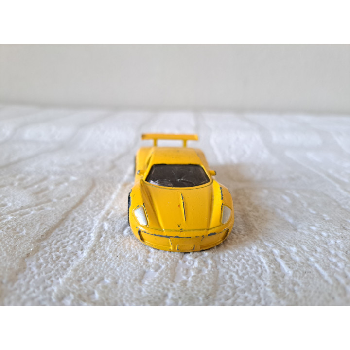 Hispano Suiza HS 21 GTS Sikusniper 1:55 Siku 0866 geel (2) - modelauto