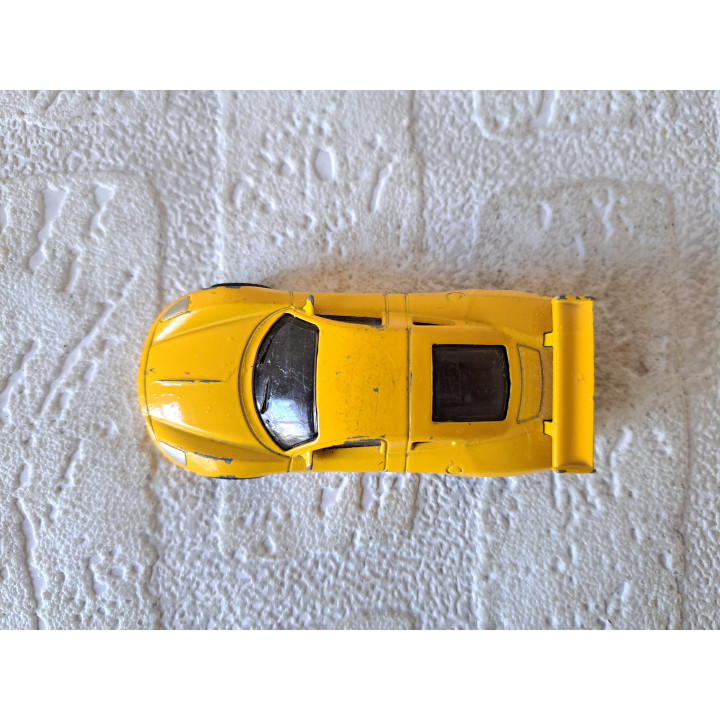 Hispano Suiza HS 21 GTS Sikusniper 1:55 Siku 0866 geel (2) - modelauto