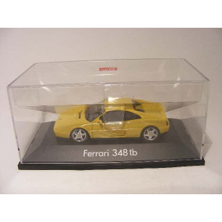 Ferrari 348TB met displaykastje 1:43 Herpa geel