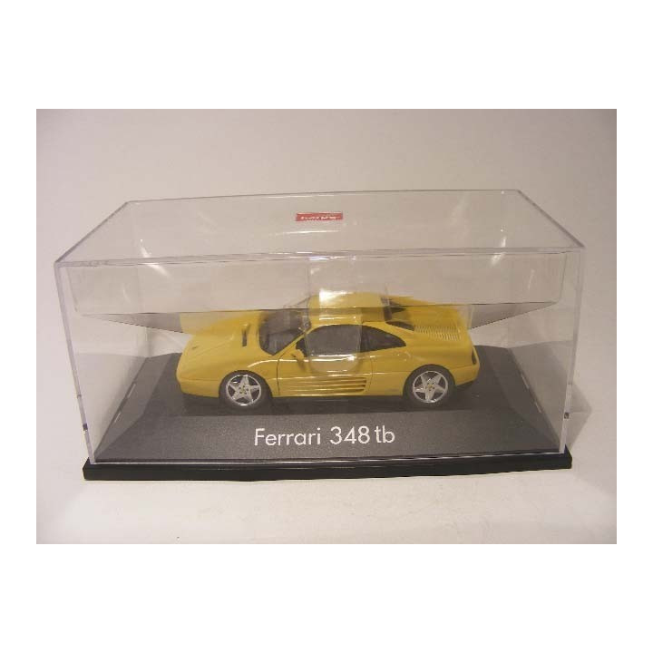 Ferrari 348TB met displaykastje 1:43 Herpa geel