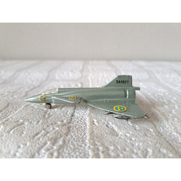 Saab AJ 37 Viggen straaljager Hong Kong Zylmex A129, metaal - straaljagers