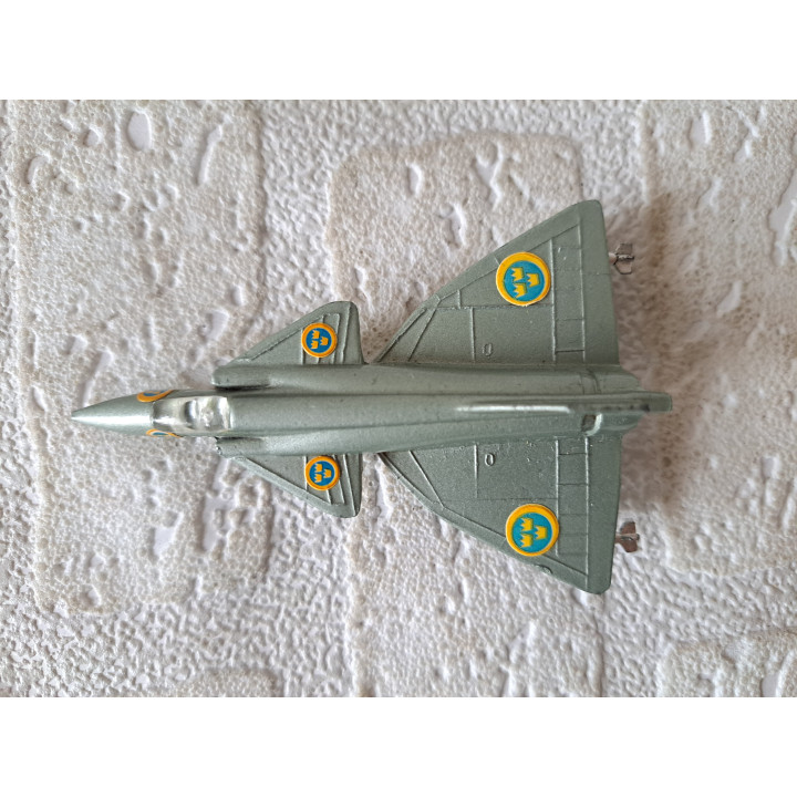 Saab AJ 37 Viggen straaljager Hong Kong Zylmex A129, metaal - straaljagers