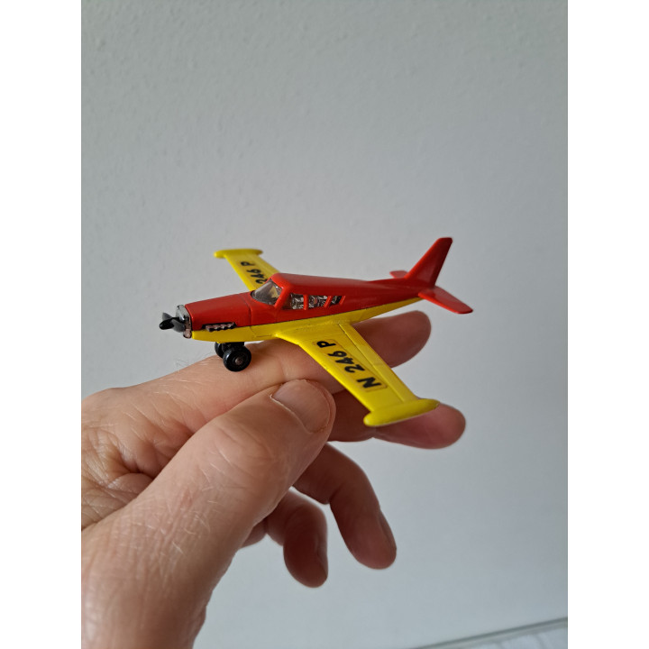 Piper Comanche 1976 Matchbox SB19, metaal 9x10x2.5cm