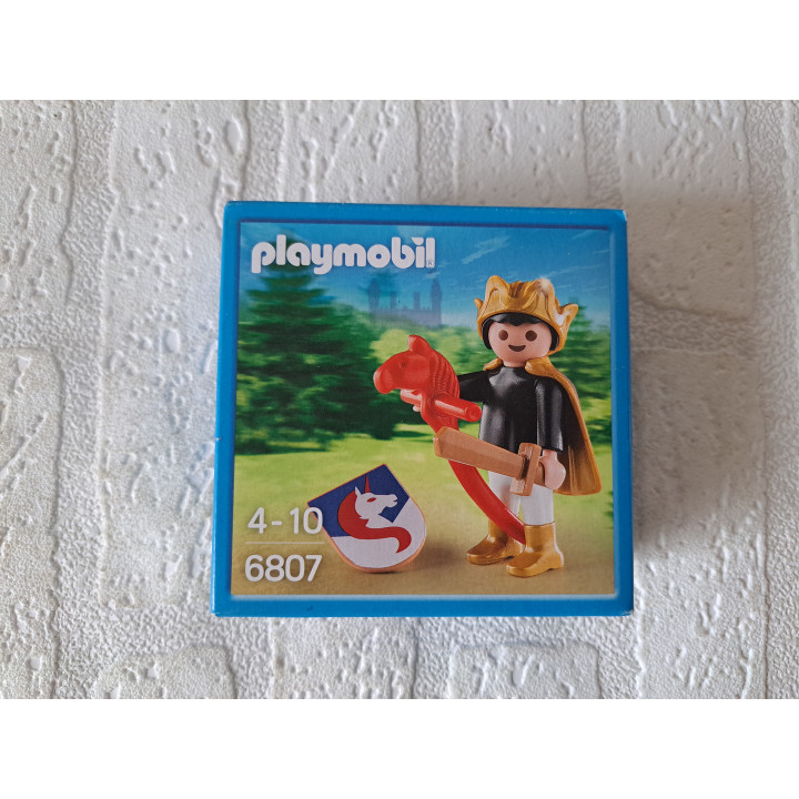 Prins met stokpaard, schild en stok Playmobil 6807 - playmobil