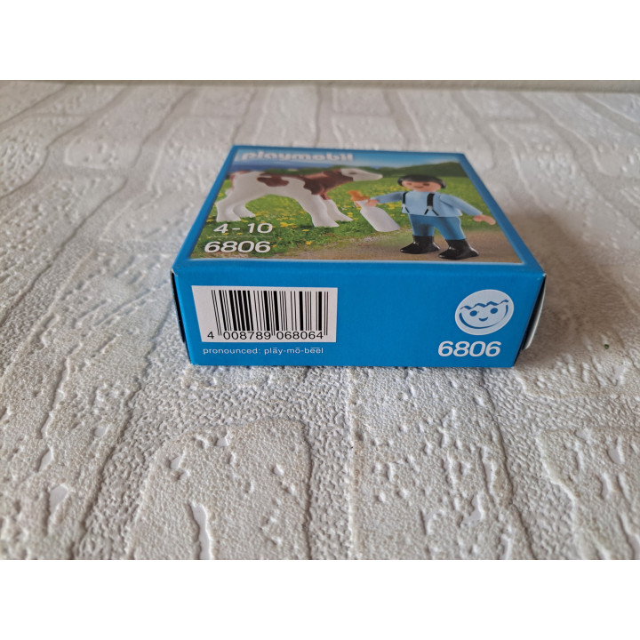 Jongen met koe en drinkfles Playmobil 6806 - playmobil