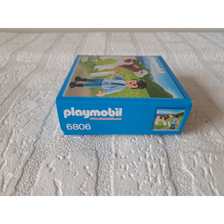 Jongen met koe en drinkfles Playmobil 6806 - playmobil