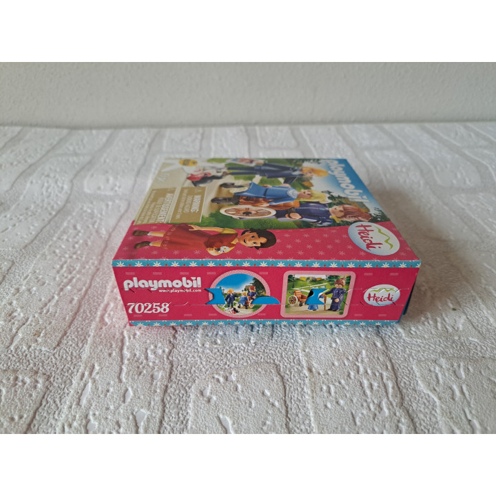 Heidi Klara met vader, juf Rottenmeier Playmobil Heidi 70258 - playmobil