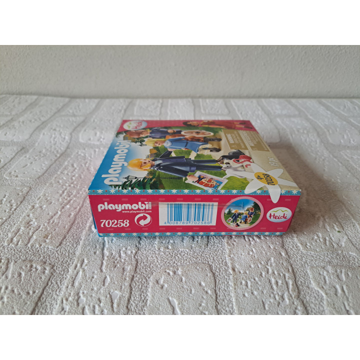 Heidi Klara met vader, juf Rottenmeier Playmobil Heidi 70258 - playmobil