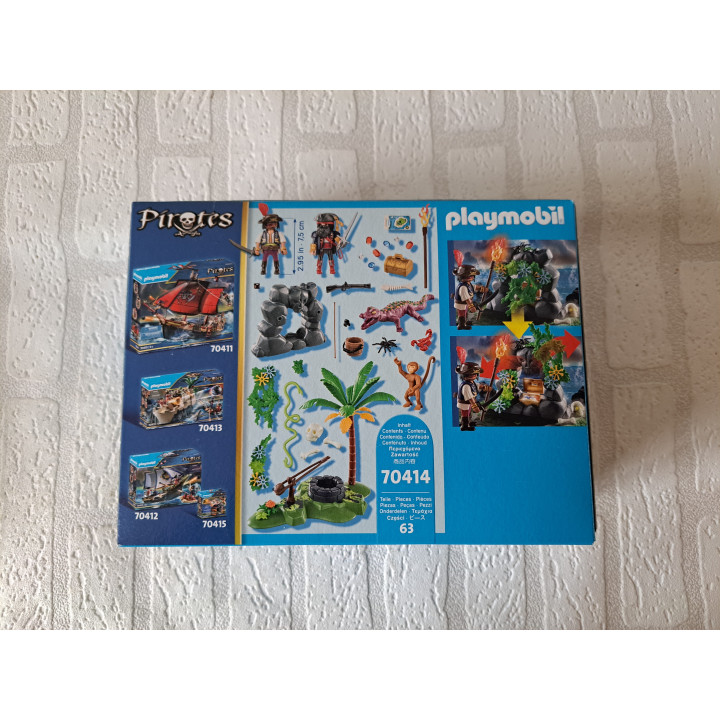 Piraten op schattenjacht Playmobil Pirates 70414 - playmobil