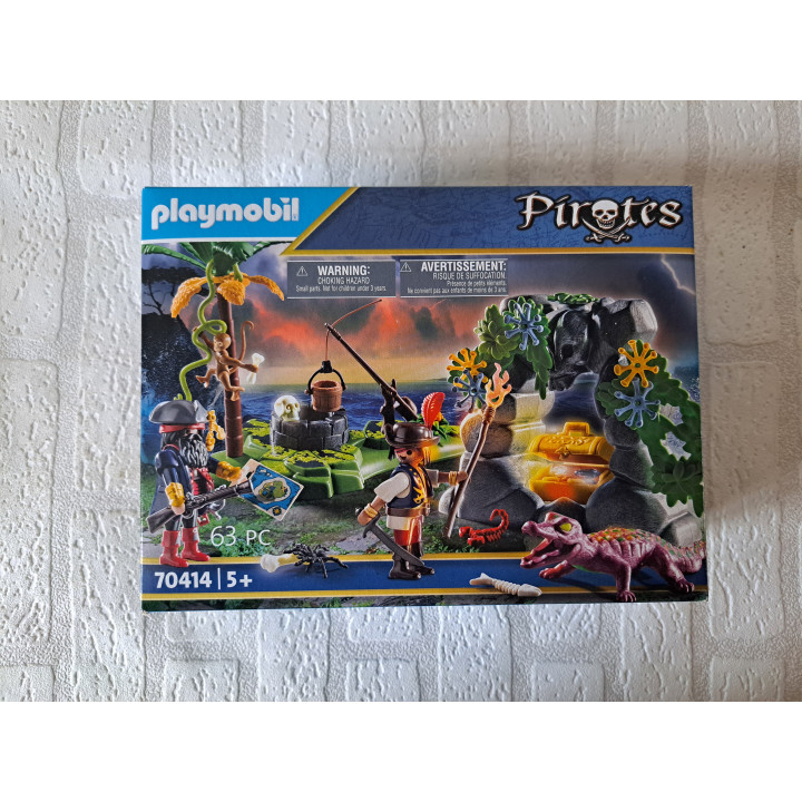 Piraten op schattenjacht Playmobil Pirates 70414 - playmobil