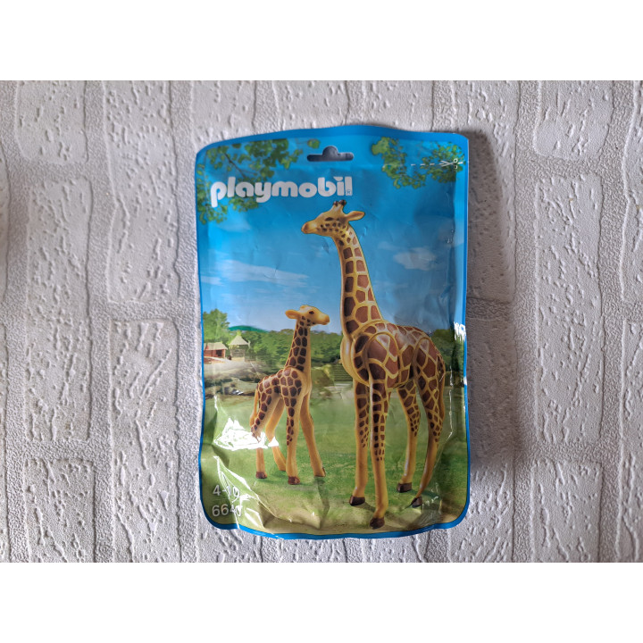 Giraf met jong Playmobil 6640 - playmobil
