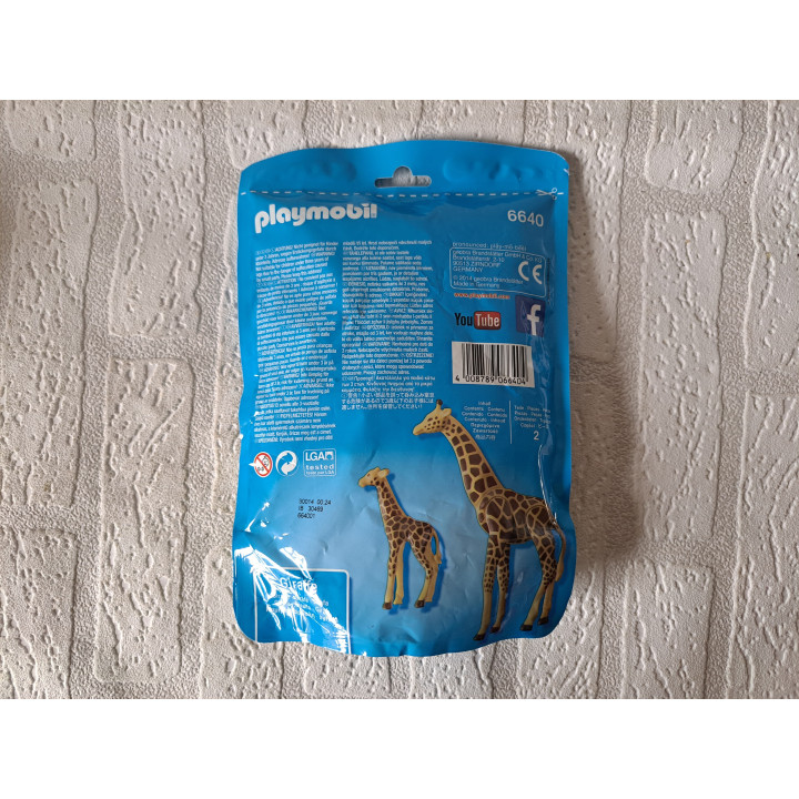 Giraf met jong Playmobil 6640 - playmobil