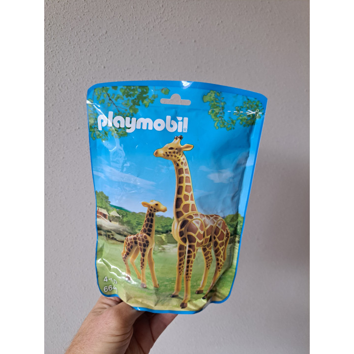 Giraf met jong Playmobil 6640