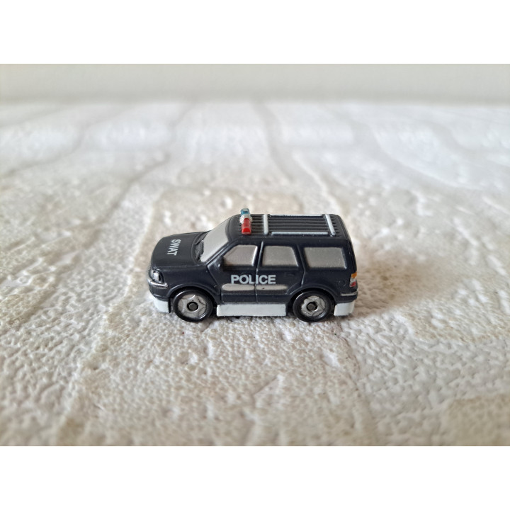 Ford POLICE Micro Machines, kunststof 3.5x1.5x1.5cm - micro machines