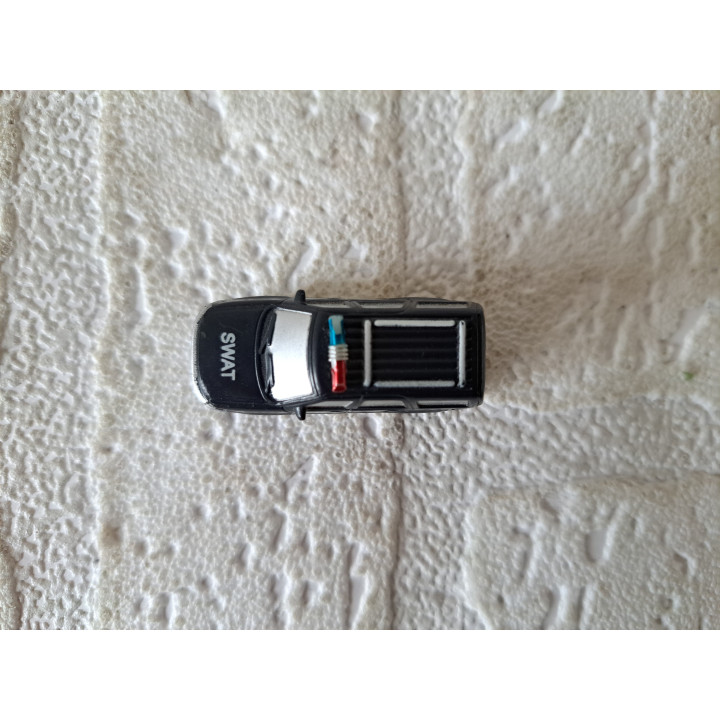 Ford POLICE Micro Machines, kunststof 3.5x1.5x1.5cm - micro machines