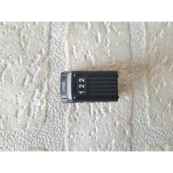 Chevrolet SWAT Micro Machines, kunststof 3.5x1.5x1.5cm - micro machines