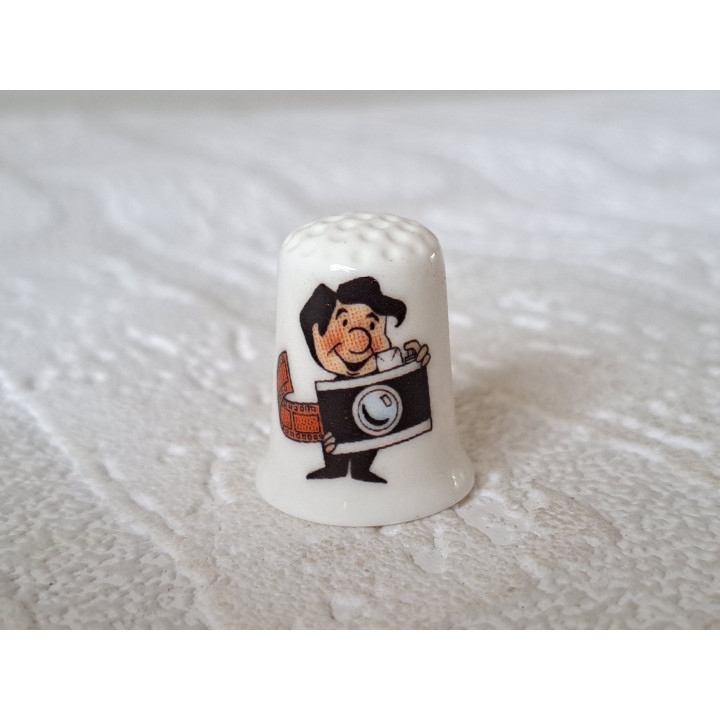 Fotograaf tekening vingerhoedje