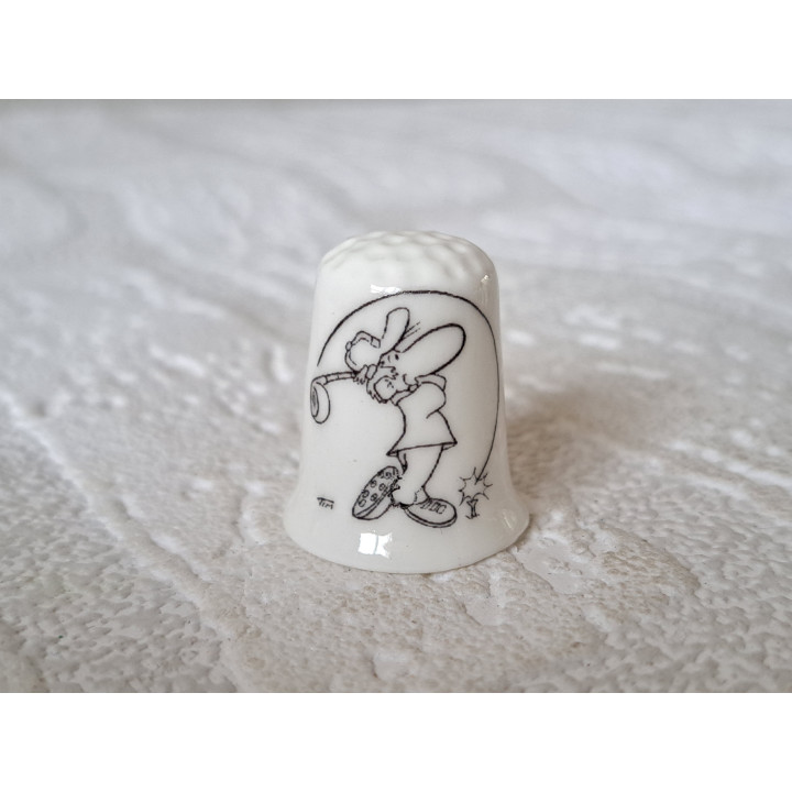 Sport golfen tekening vingerhoedje