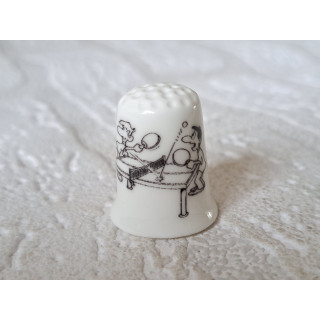 Tafeltennis tekening vingerhoedje