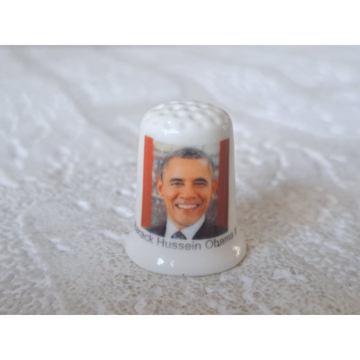Barack Obama uit Amerika USA vingerhoedje