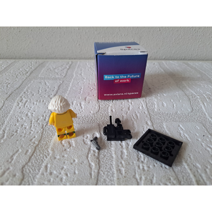 Doc Brown Minifiguur Back to the future Kopf block KF1932 - Kopf Doc Brown Minifiguur Back to the future Kopf block KF1932 - Kopf